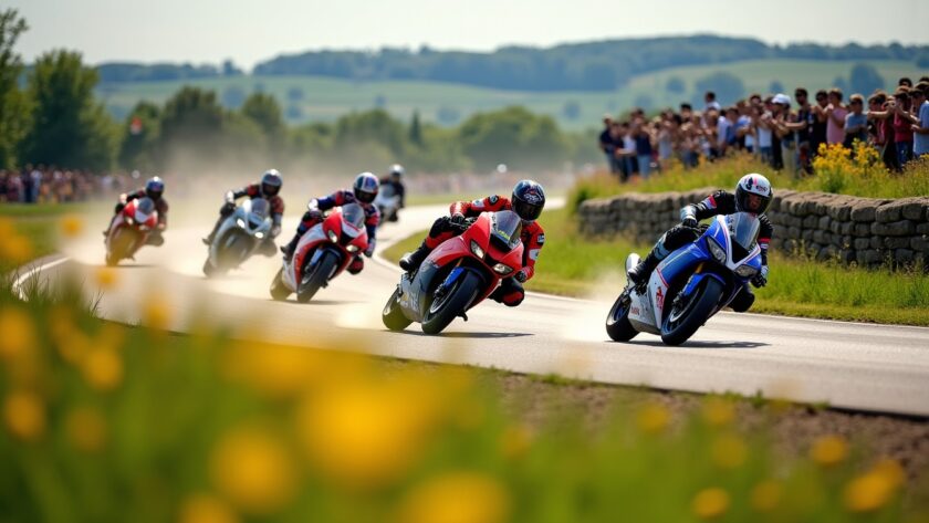 Exploration passionnante de la ligue moto dans la région des Pays de la Loire