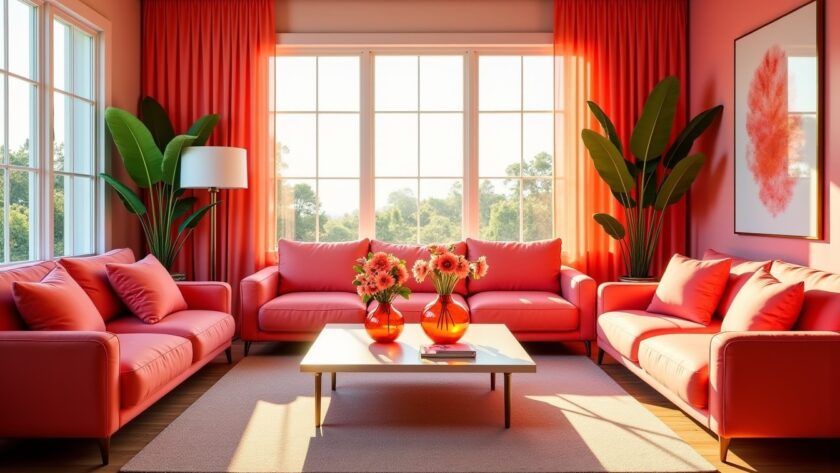 Couleur corail : le nouveau must-have pour une déco estivale pleine de vie