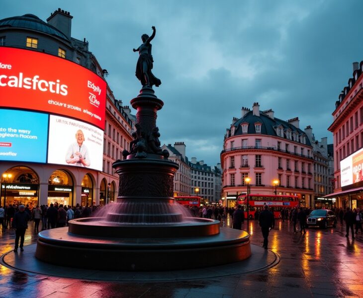 Piccadilly Circus : les secrets d’une place mythique qui captive les voyageurs du globe